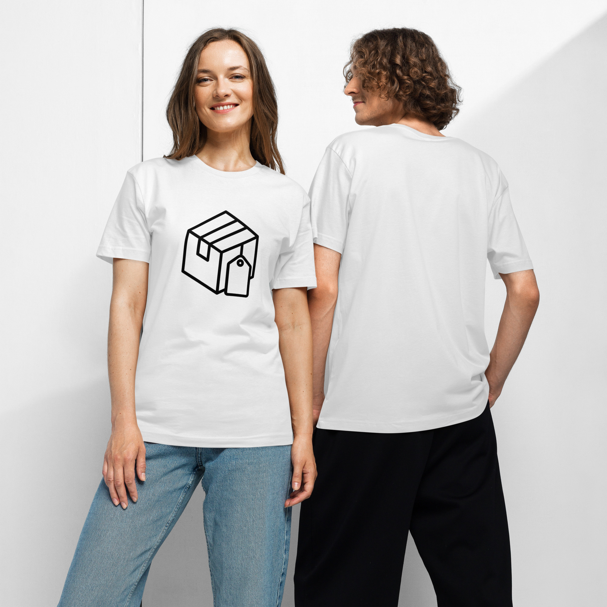 Unisex fine jersey tee - Image 5