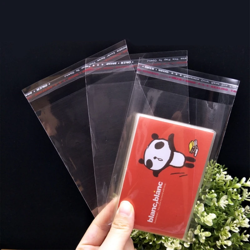 500pcs 8cm Wide Transparent Self Sealing Plastic Bags Opp Food Candy Jewelry Gift Packing Little Pen Bag Home Wedding Decoration - Image 6