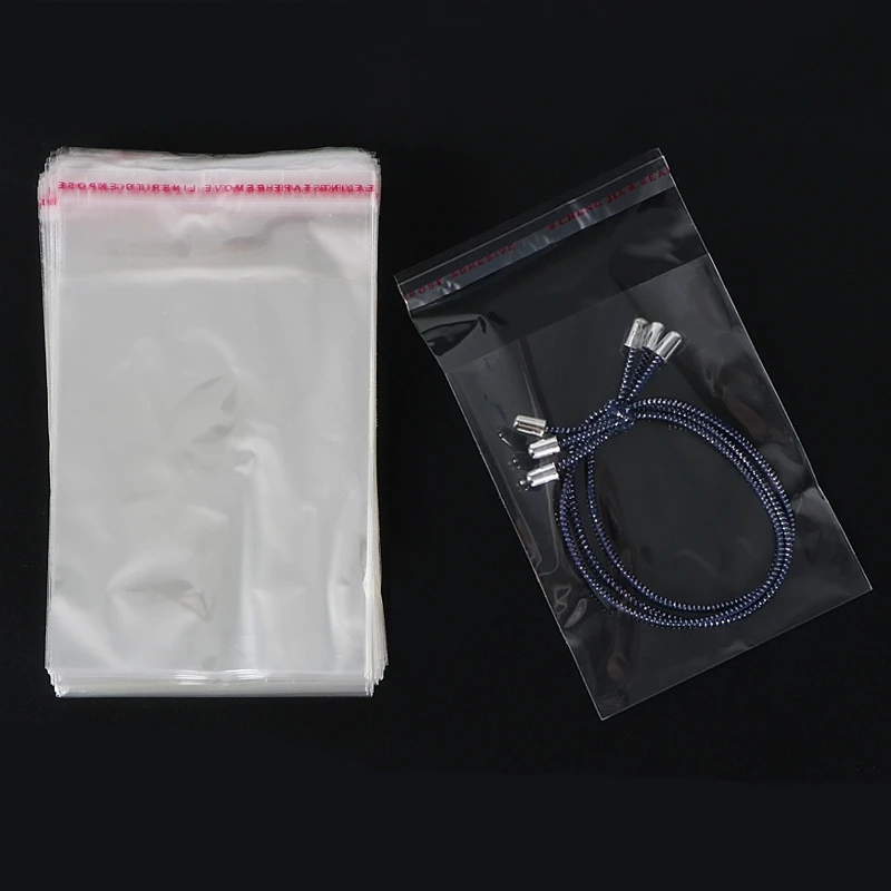 500pcs 8cm Wide Transparent Self Sealing Plastic Bags Opp Food Candy Jewelry Gift Packing Little Pen Bag Home Wedding Decoration - Image 4