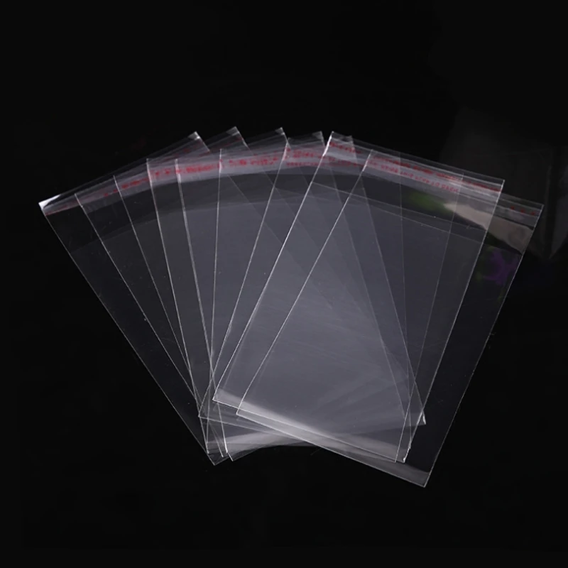 500pcs 8cm Wide Transparent Self Sealing Plastic Bags Opp Food Candy Jewelry Gift Packing Little Pen Bag Home Wedding Decoration - Image 5