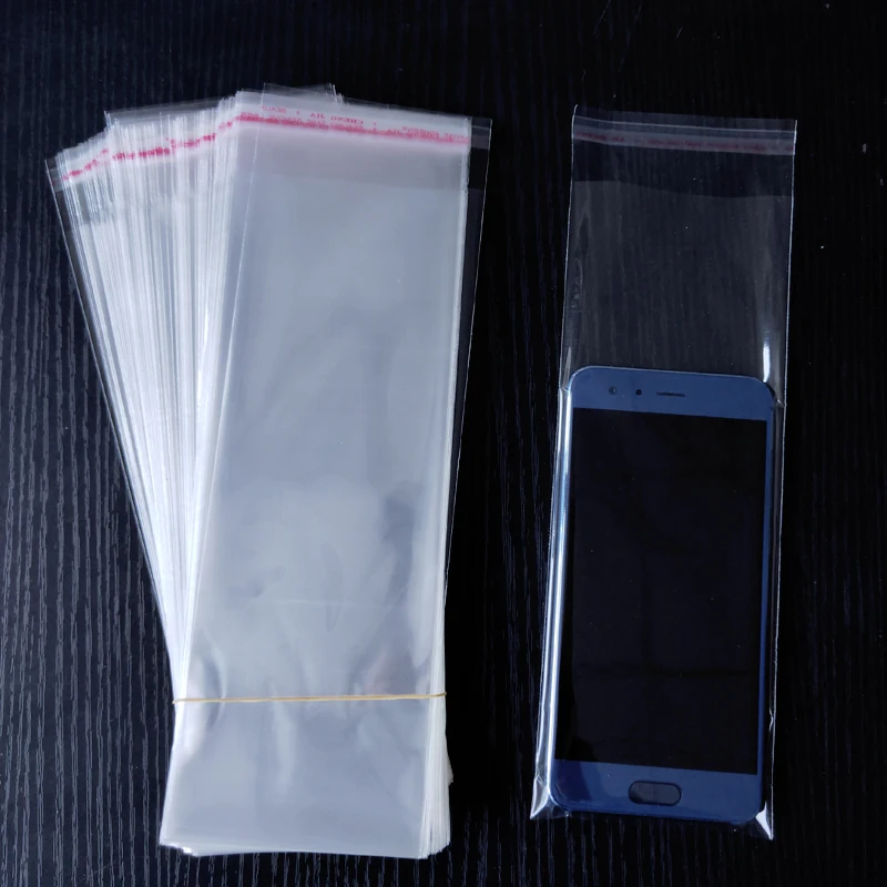 500pcs 8cm Wide Transparent Self Sealing Plastic Bags Opp Food Candy Jewelry Gift Packing Little Pen Bag Home Wedding Decoration - Image 3