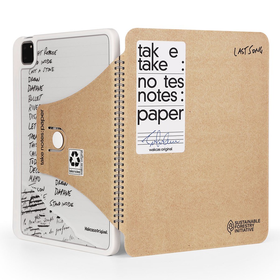 Kraft Paper Pattern Tablet Case - Image 5